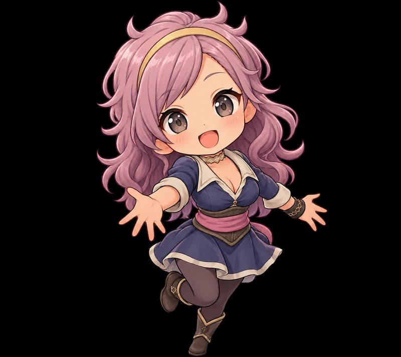 アルナ(笑顔)